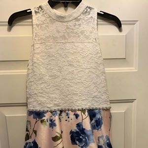 Girls hi-low dress, size 16.